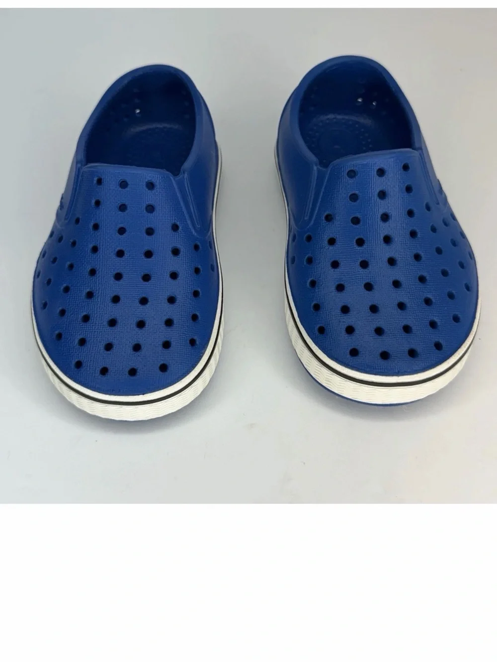 NATIVE Baby Shoes Size C6 Jefferson Water Friendly Slip-On Sneaker Blue